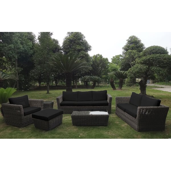 Garten Living 7Sitzer LoungeSet Kroeger aus Polyrattan